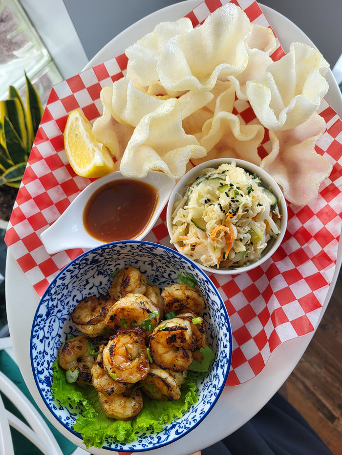 Pan-Seared Herbed Shrimps