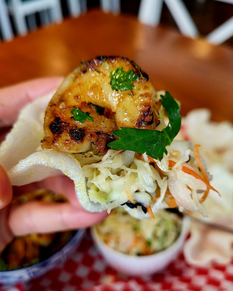 Pan-Seared Herbed Shrimps