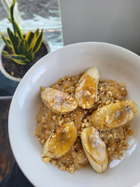 Golden Banana Sticky Rice