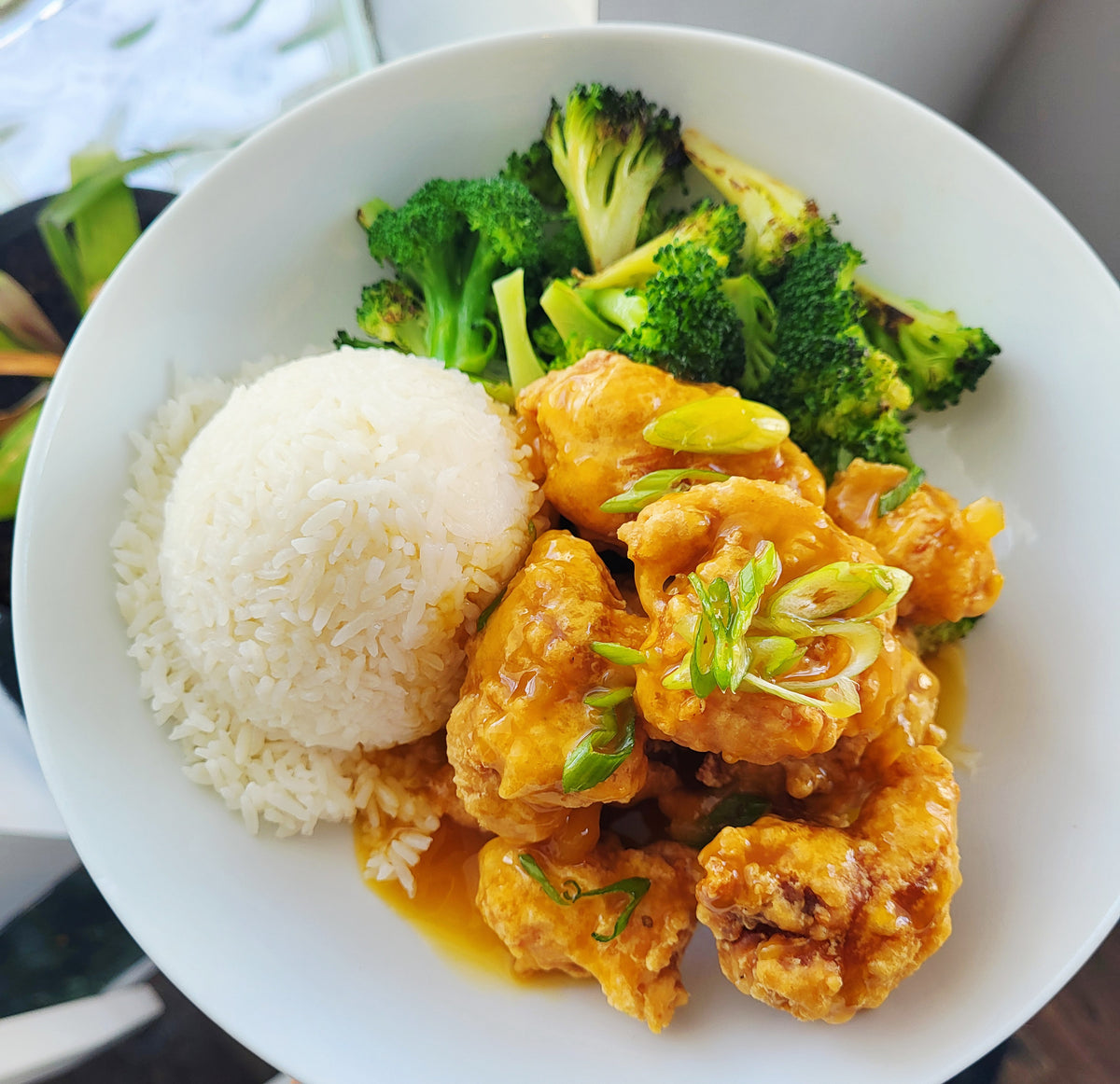 Mango Glazed Crispy Chicken