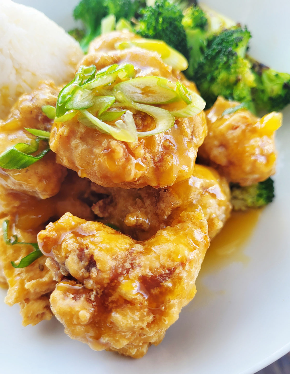 Mango Glazed Crispy Chicken
