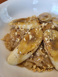 Golden Banana Sticky Rice